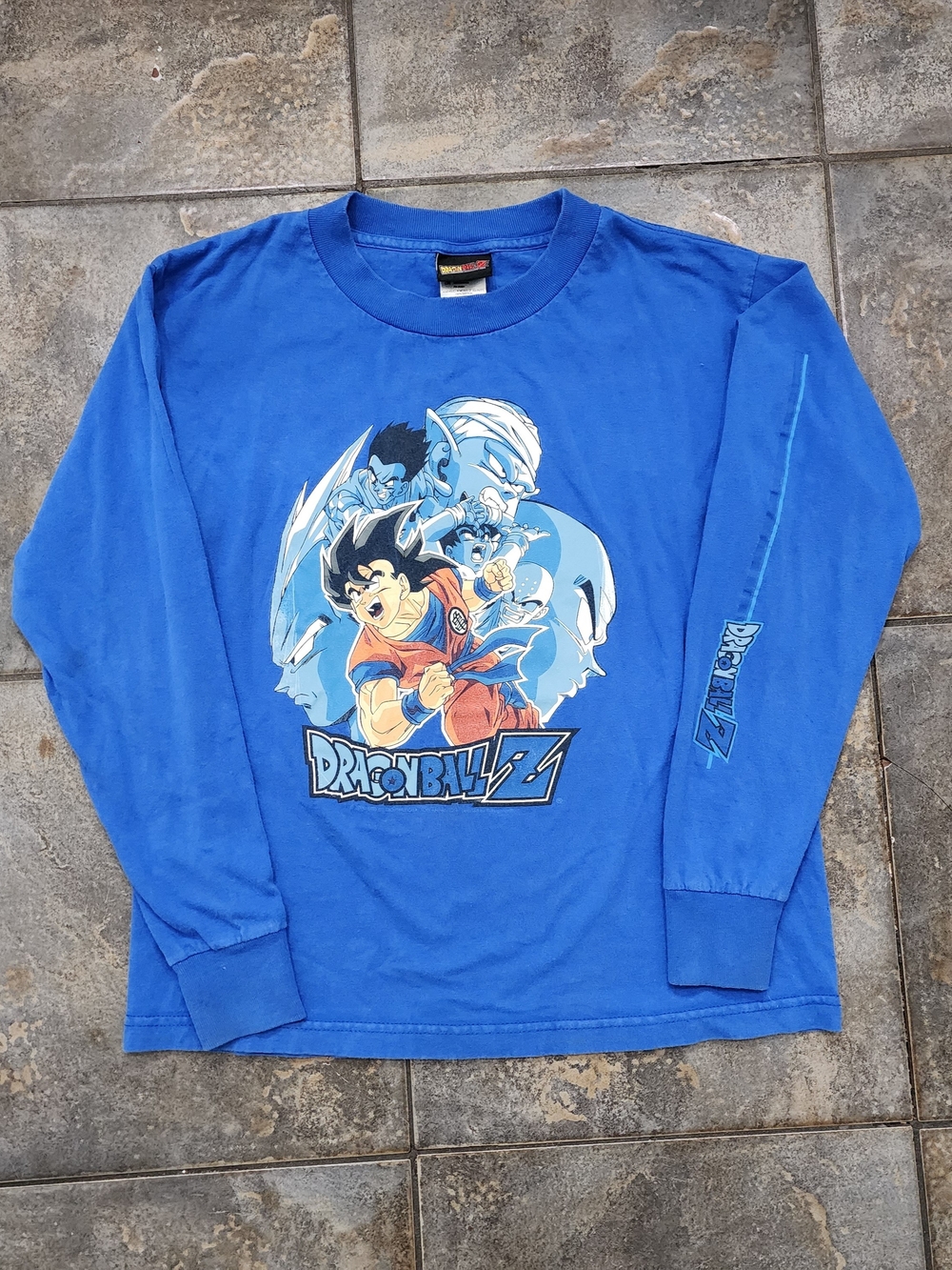Vintage Y2K Dragon Ball Z Boy's Large 14-16 Goku Krillen Piccolo 2000 T Shirt